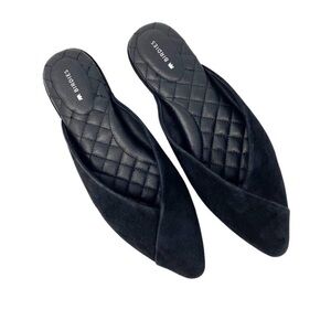 Birdies The Swan Black Slip On Mules Size 9.5